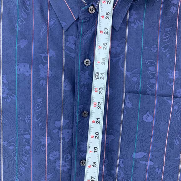 Tommy Bahama Men's Tropical Print Casual Button Down Shirt Size XL - Picture 3 of 8
